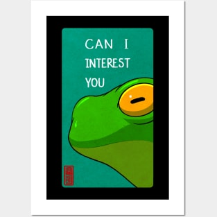 can i interest you frog Posters and Art
